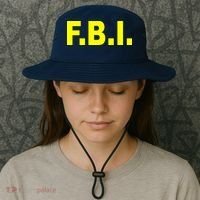 F.B.I FBI Federal Agent Logo Bucket Hat thumb 3
