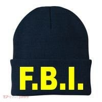F.B.I FBI Federal Agent Logo Beanie thumb 0