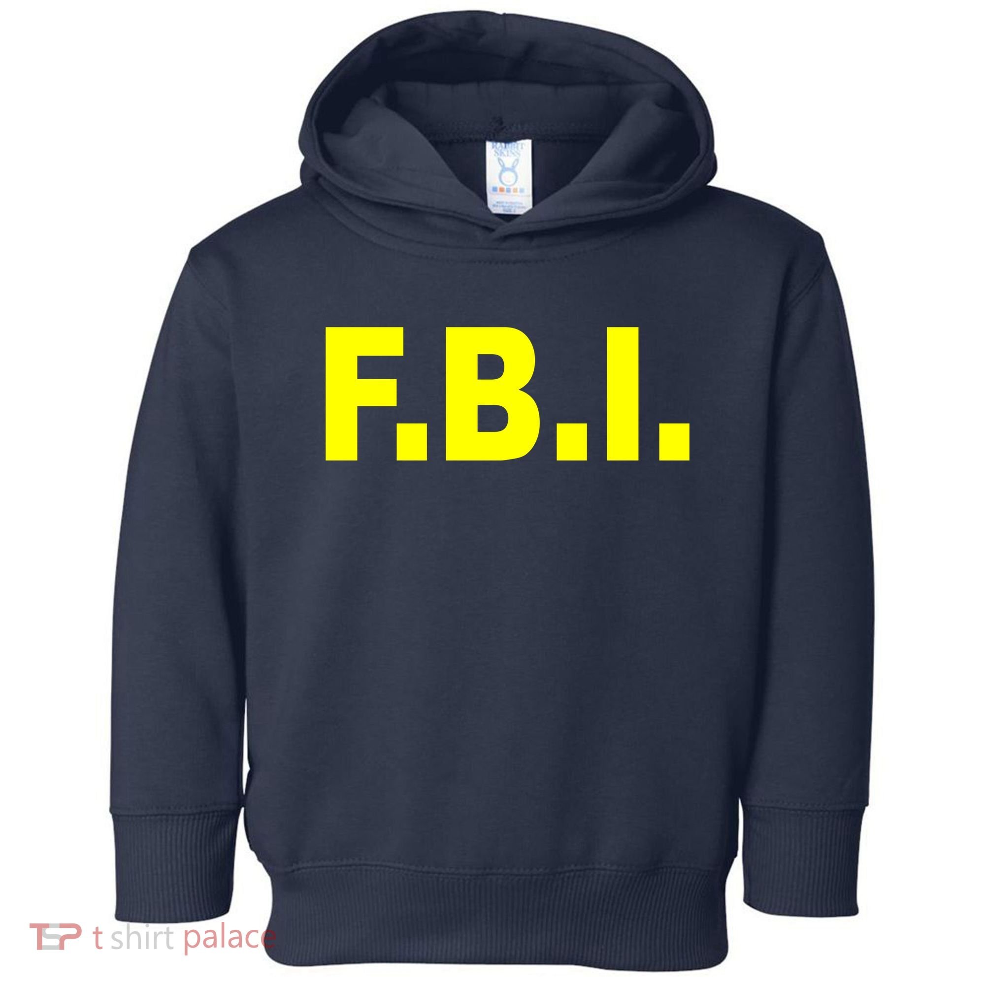F.B.I FBI Federal Agent Logo Toddler Hoodie