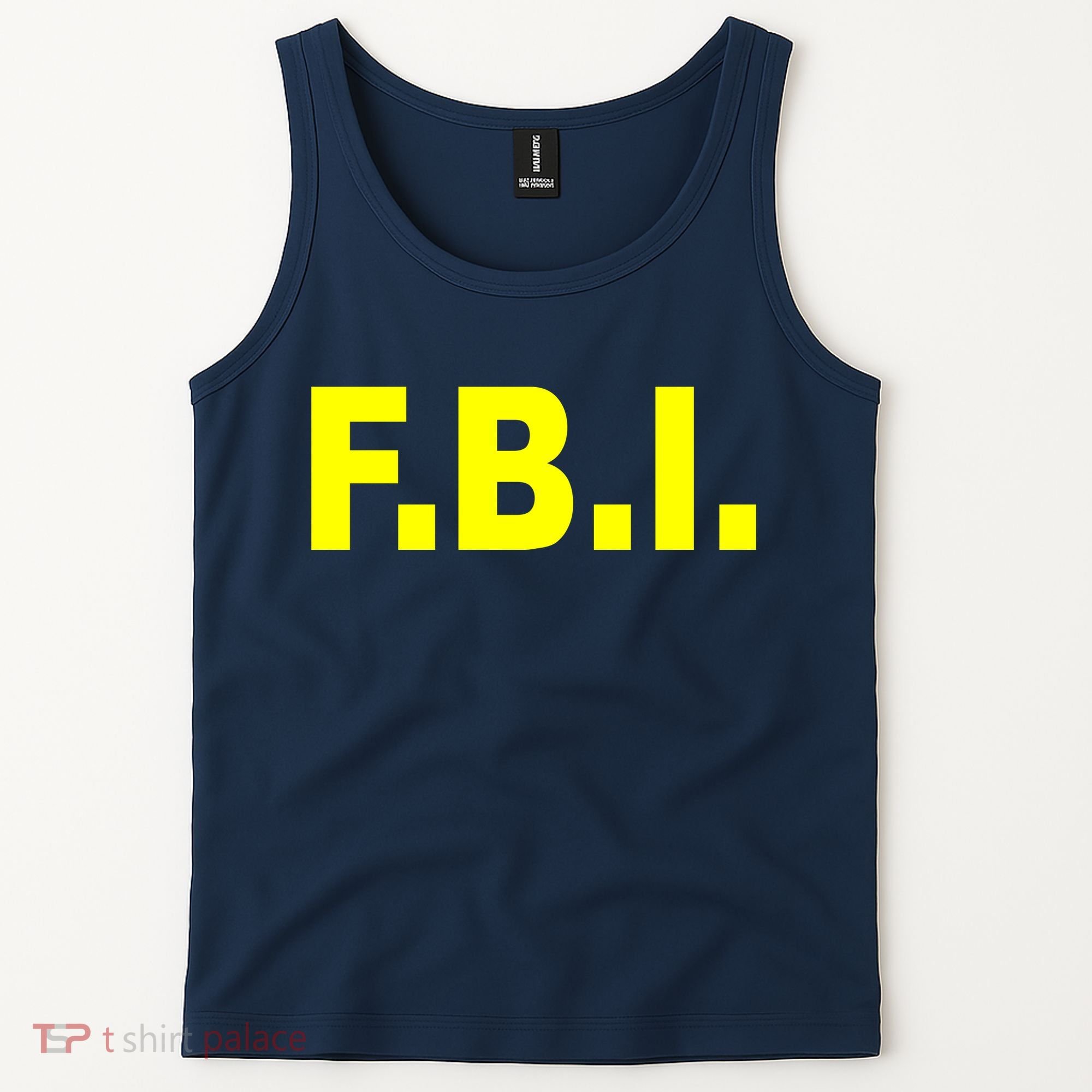 F.B.I FBI Federal Agent Logo Tank Top