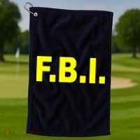 F.B.I FBI Federal Agent Logo Golf Towel thumb 1