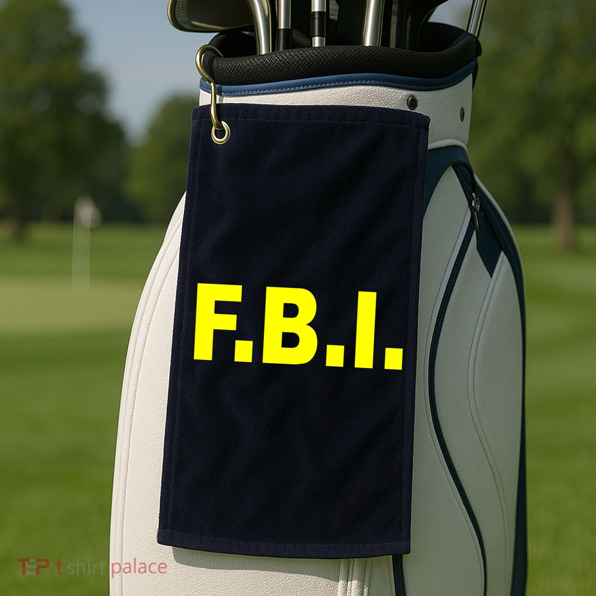 F.B.I FBI Federal Agent Logo Golf Towel