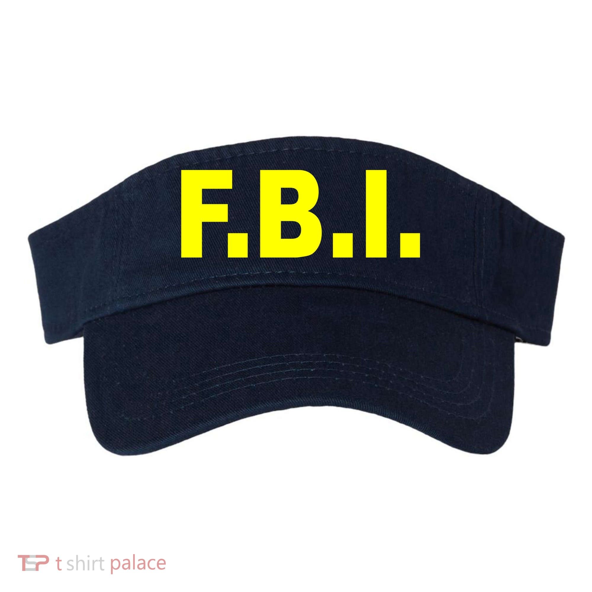 F.B.I FBI Federal Agent Logo Visor