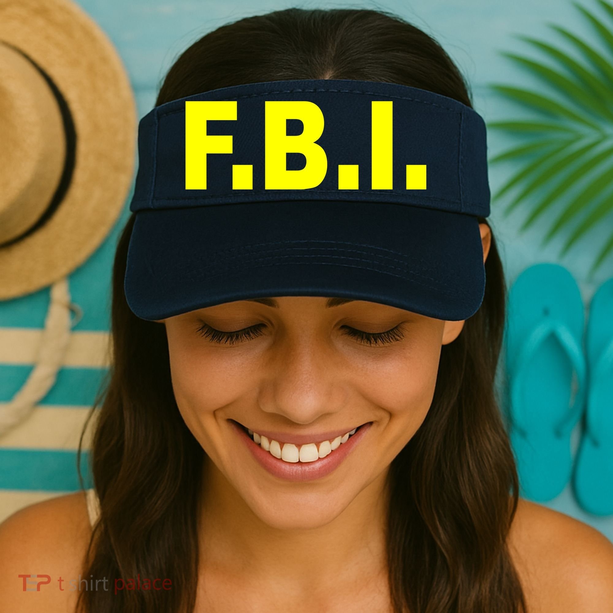 F.B.I FBI Federal Agent Logo Visor