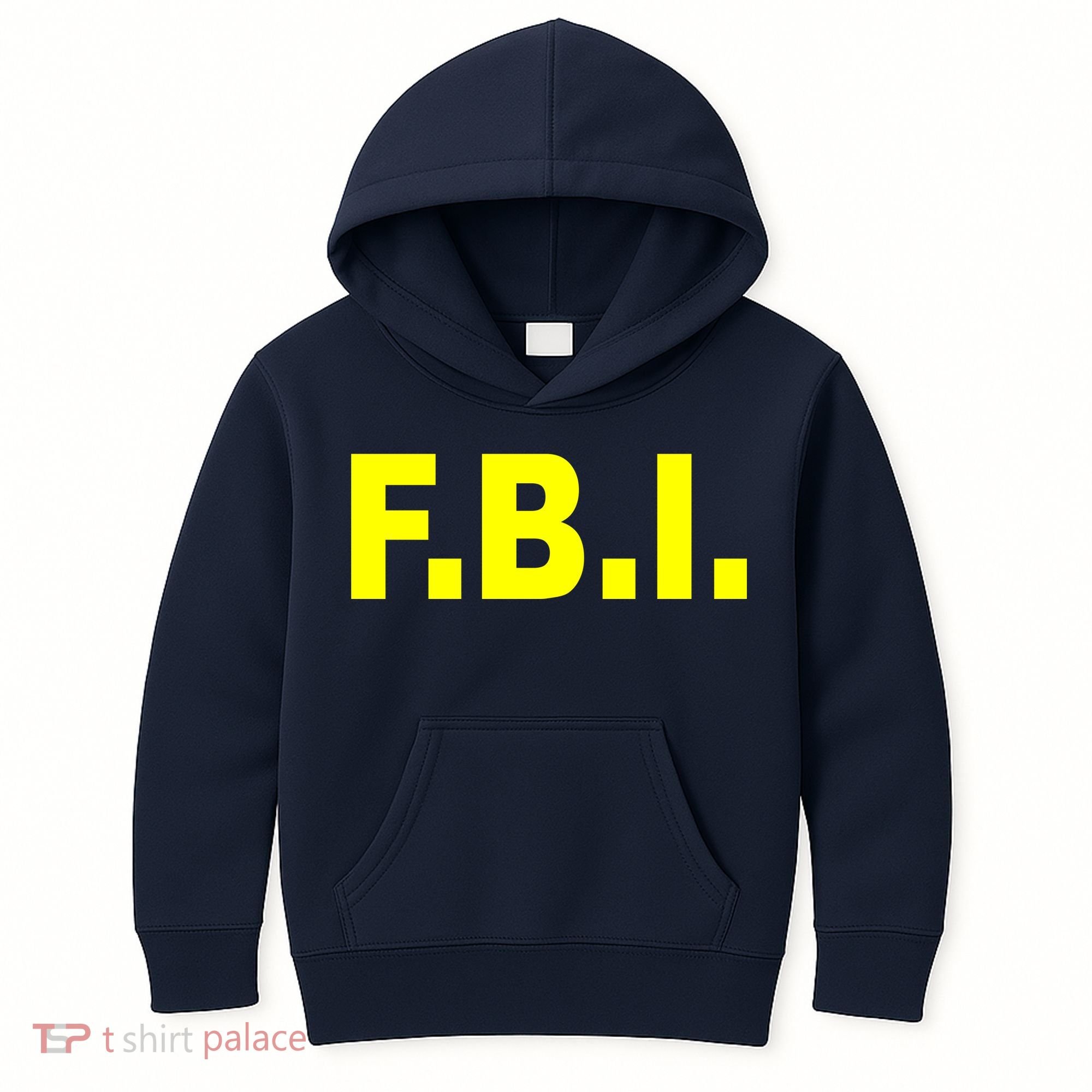 F.B.I FBI Federal Agent Logo Kids Hoodie