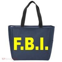 F.B.I FBI Federal Agent Logo Tote Bag thumb 0