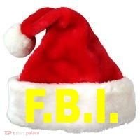 F.B.I FBI Federal Agent Logo Santa Hat thumb 0