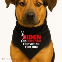 F Biden And Fu*k You For Voting For Him USA-Made Doggie Bandana thumb 1