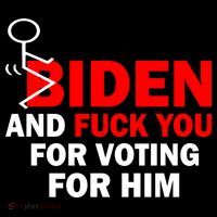 F Biden And Fu*k You For Voting For Him Women's Hoodie thumb 2