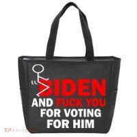 F Biden And Fu*k You For Voting For Him Tote Bag thumb 0
