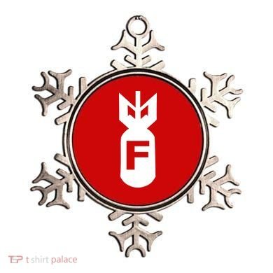 F Bomb Ornament