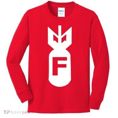 F Bomb Kids Long Sleeve Shirt