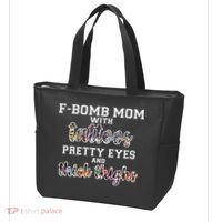 F-Bomb Mom With Tattoos and Thick Thighs Tote Bag thumb 3