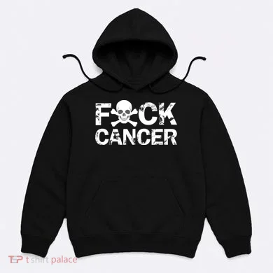 F Cancer Crossbone Skeleton Hoodie