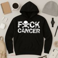 F Cancer Crossbone Skeleton Hoodie thumb 3