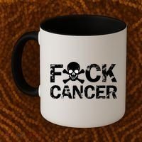F Cancer Crossbone Skeleton Coffee Mug thumb 2