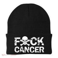F Cancer Crossbone Skeleton Beanie thumb 0