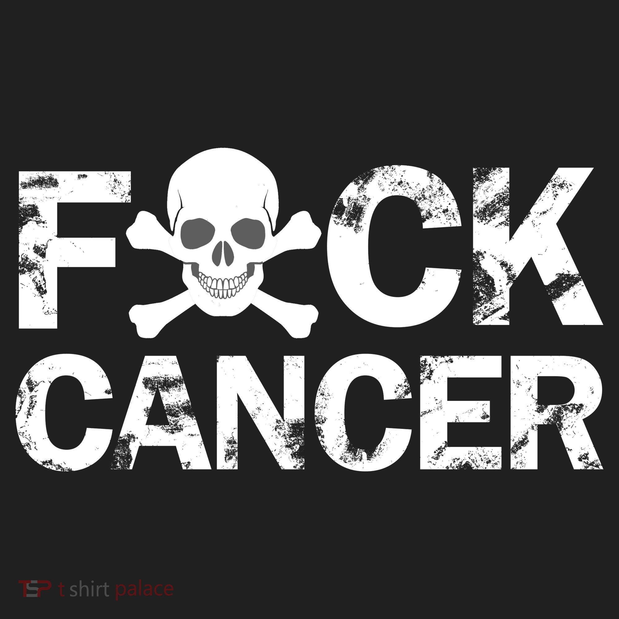 F Cancer Crossbone Skeleton Tumbler