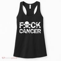 F Cancer Crossbone Skeleton Women's Tank Top thumb 0