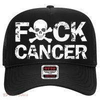 F Cancer Crossbone Skeleton Hat thumb 0