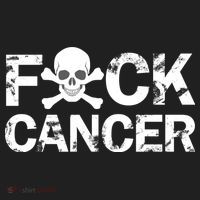F Cancer Crossbone Skeleton Hat thumb 2