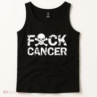 F Cancer Crossbone Skeleton Tank Top thumb 2