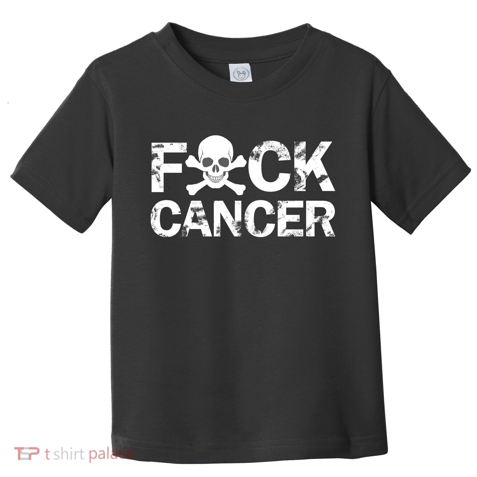 F Cancer Crossbone Skeleton Toddler T-Shirt