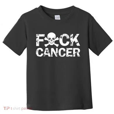 F Cancer Crossbone Skeleton Toddler T-Shirt