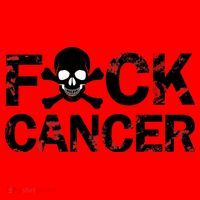 F Cancer Crossbone Skeleton Santa Hat thumb 1