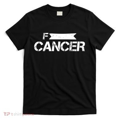 F Cancer Simple Logo T-Shirt