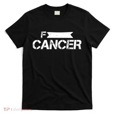 F Cancer Simple Logo T-Shirt
