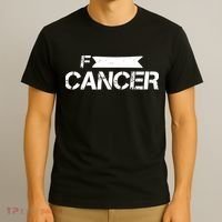 F Cancer Simple Logo T-Shirt thumb 3