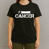 F Cancer Simple Logo T-Shirt thumb 4
