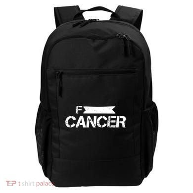 F Cancer Simple Logo Backpack