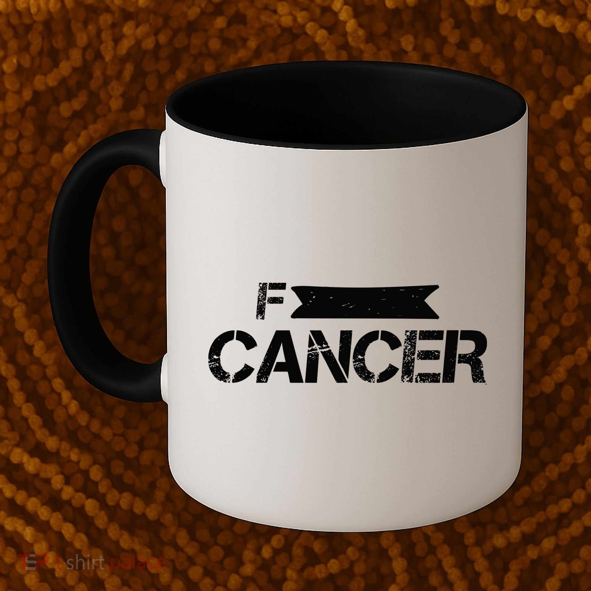 F Cancer Simple Logo Coffee Mug