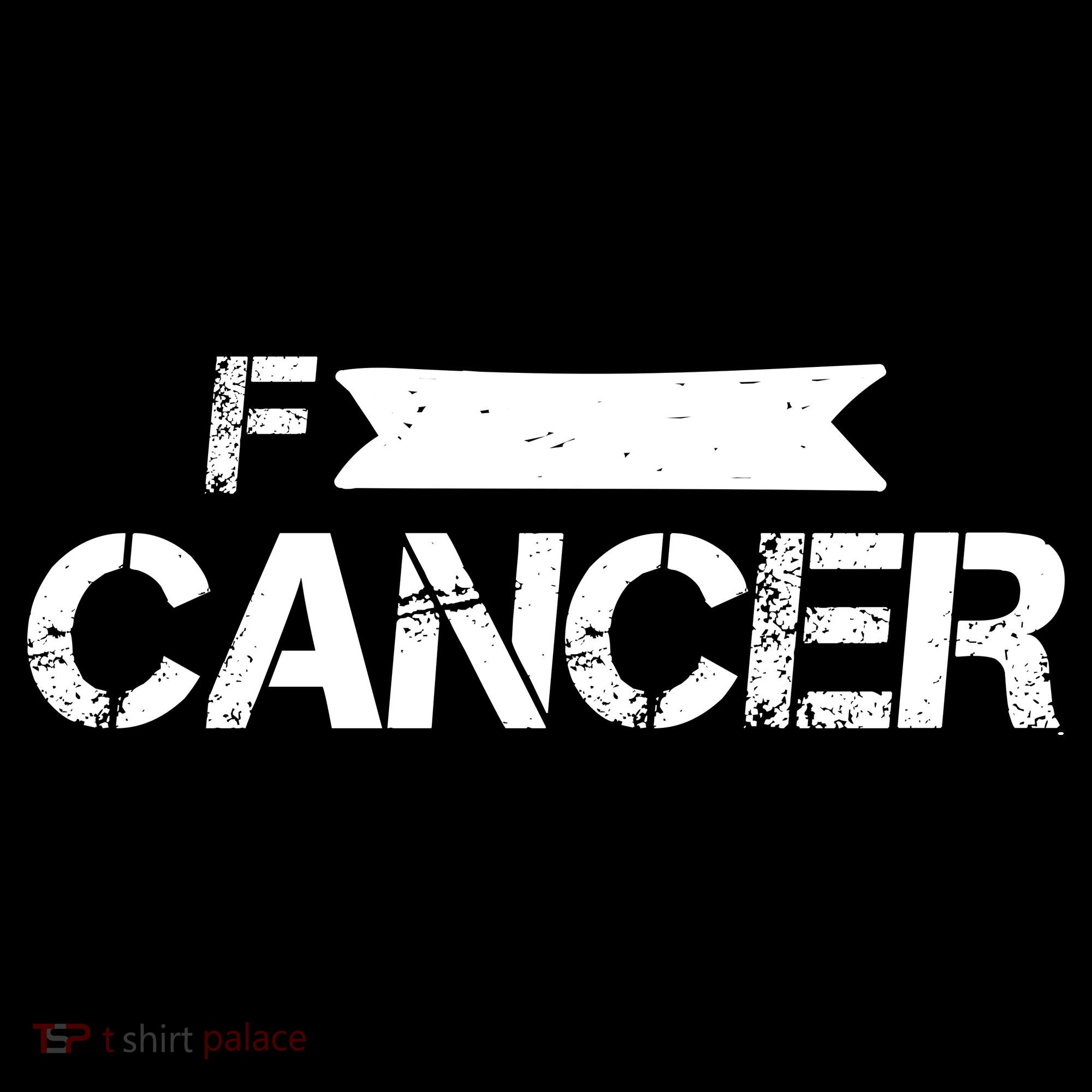 F Cancer Simple Logo Women's Hoodie