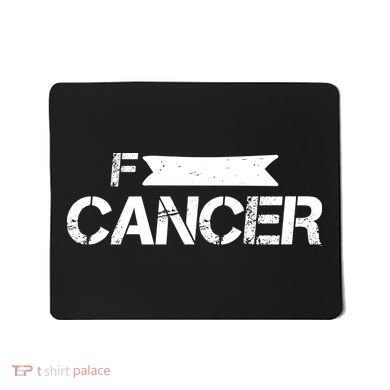 F Cancer Simple Logo Mousepad