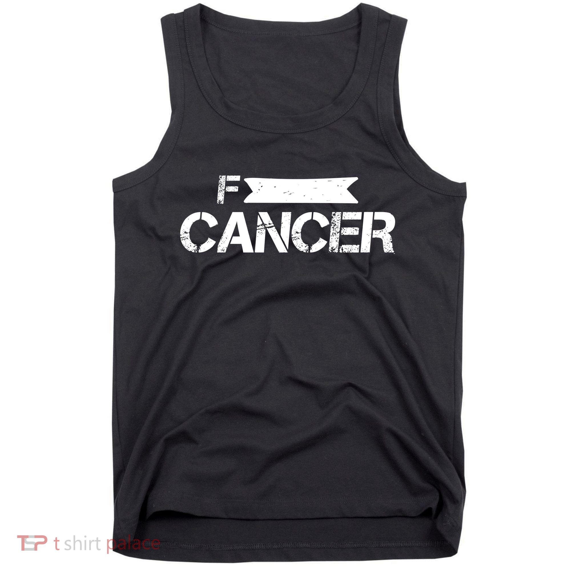 F Cancer Simple Logo Tank Top