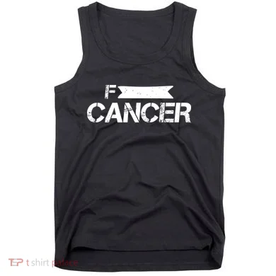 F Cancer Simple Logo Tank Top