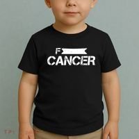 F Cancer Simple Logo Toddler T-Shirt thumb 2