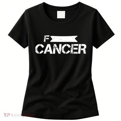 F Cancer Simple Logo Women's T-Shirt