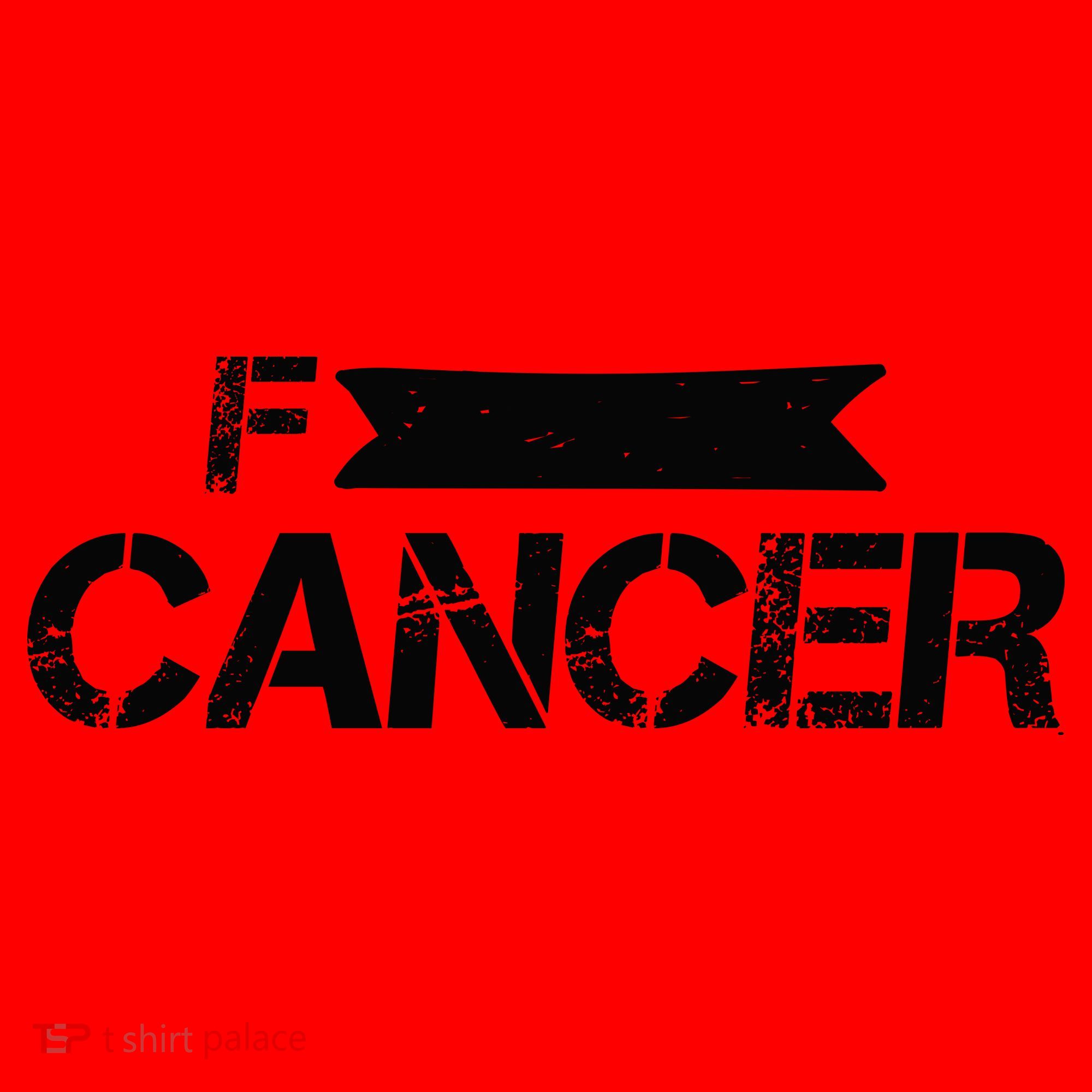 F Cancer Simple Logo Santa Hat