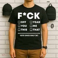 F Check Box Funny Sarcastic  T-Shirt thumb 6