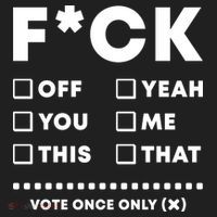 F Check Box Funny Sarcastic  Tumbler thumb 3