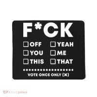 F Check Box Funny Sarcastic  Mousepad thumb 0