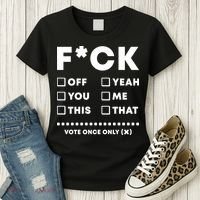 F Check Box Funny Sarcastic  Women's T-Shirt thumb 3