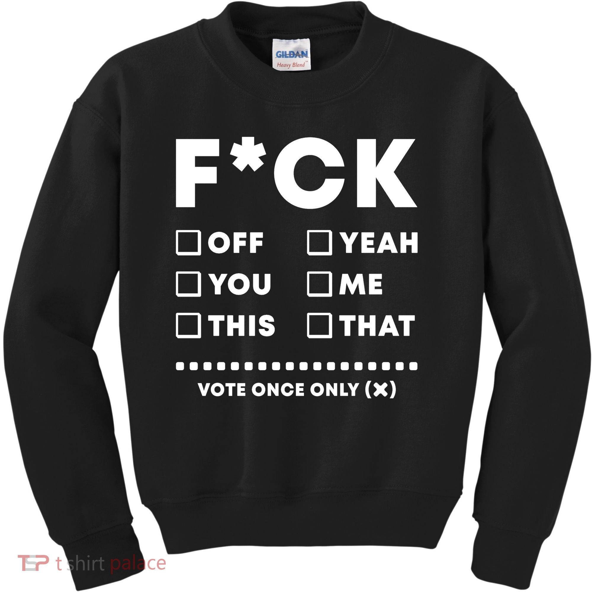 F Check Box Funny Sarcastic  Kids Sweatshirt