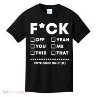 F Check Box Funny Sarcastic  Kids T-Shirt thumb 0