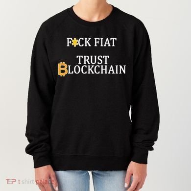 F CK Flat Trust Blockchain Women's Sweatshirt