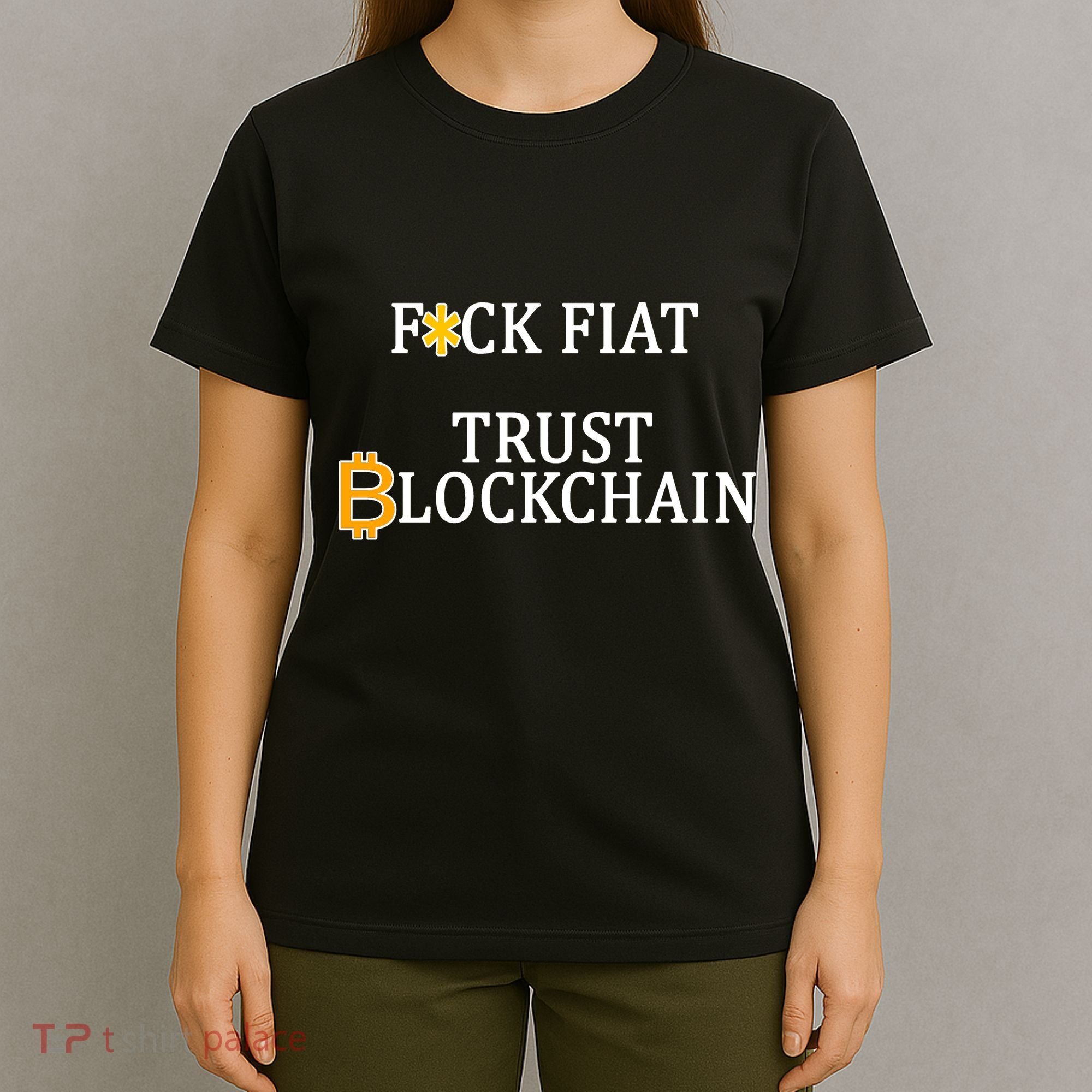 F CK Flat Trust Blockchain T-Shirt
